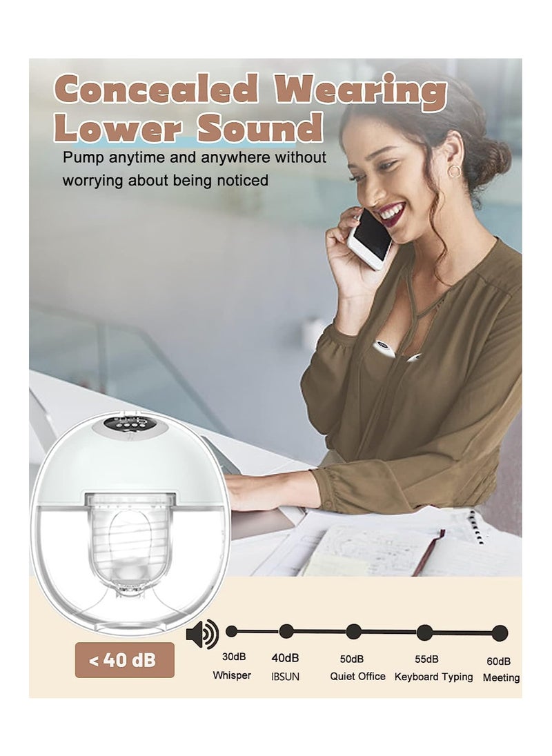 Gonice - Gonice Breast Pump, Wearable Breast Pump,Hands Free Breast Pump, Electric Portable Breast Pump with 2 Mode & 9 Levels, Wireless Breast Pump Hand Free, 2 Pack - Image 1