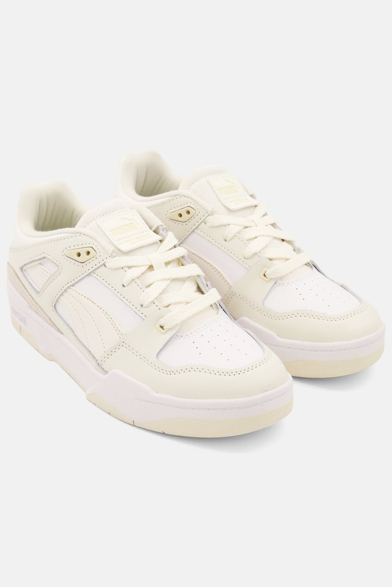 PUMA Women Slipstream Selflove Lace Up Sport Shoe, Warm White  - Image 1