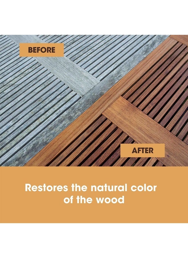 Furniture Clinic - Teak Oil | Wood Oil Protects & Cleans Outdoor & Indoor Furniture | Restores & Protects Wood, Prevents Drying & Other Damage | Natural Matte Finish | Safe for Daily Use, 17oz/500ml - Image 1