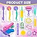 iShyan Dough Tools 36pcs Dough Play Tools Set for Kids with Dough CuttersRollerRolling PinsDough Extruder - Image 4