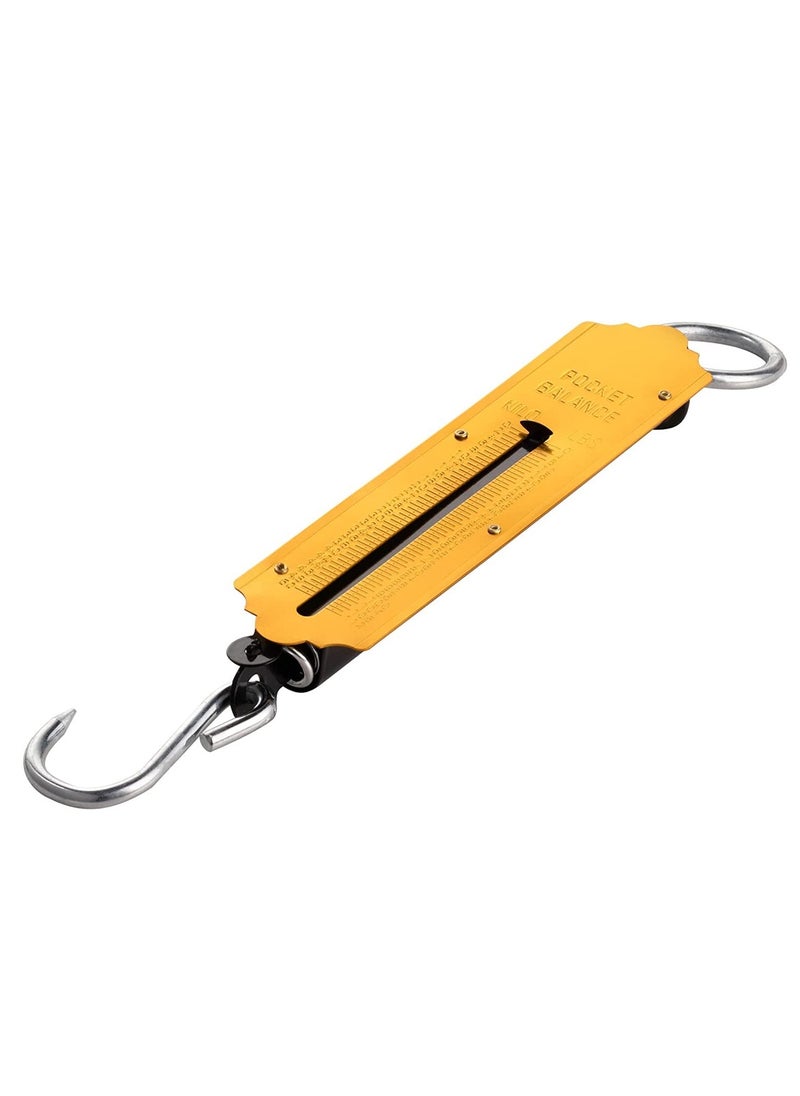 DEFAONS DEFAONS Pocket Balance Spring Scale Portable Hanging Weighing Scale with Hook 50Kg 112LBS Capacity Dual Scale in Kg Lbs Ideal for Fishing Travel Outdoor Market Use Durable and Compact Design - 6 PCS  - Image 3