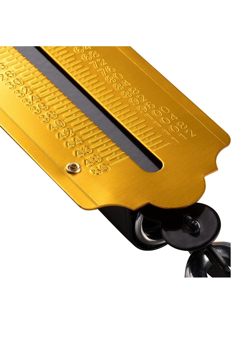DEFAONS DEFAONS Pocket Balance Spring Scale Portable Hanging Weighing Scale with Hook 50Kg 112LBS Capacity Dual Scale in Kg Lbs Ideal for Fishing Travel Outdoor Market Use Durable and Compact Design - 6 PCS  - Image 4