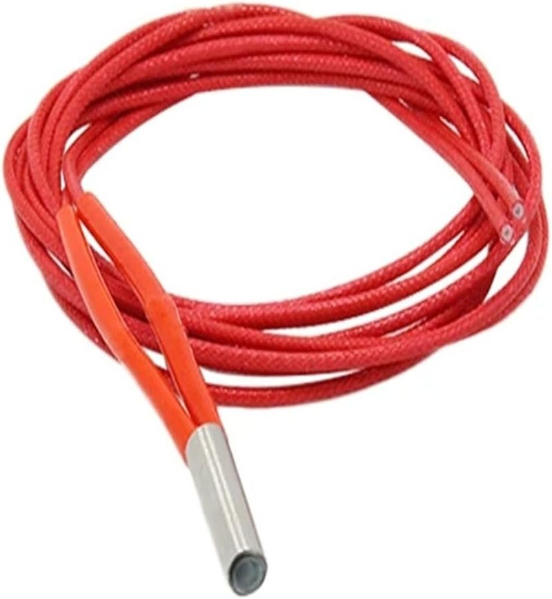 24V 40W Ceramic Cartridge Heater 6x15mm Red 1M Cable 3D Printer Heating Element - Image 1