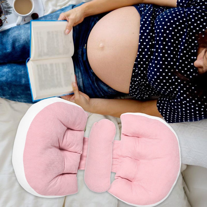 2pcs U Shaped Pregnancy Pillow For Women Sleeping Belly Support And Back Maternity Body Pillow For Side Sleeping And Nursing - Image 3