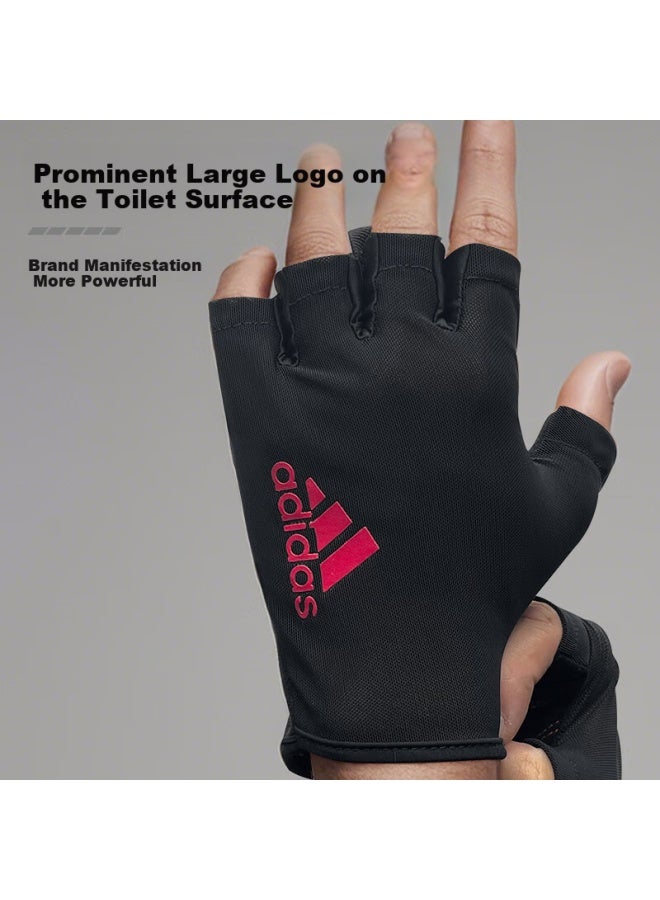 Adidas Adidas Fitness Gloves For Men And Women, Pull-up Bar Equipment, Pull-up Training, Weightlifting Wrist Support, Half Finger Anti-slip And Callus Prevention  - Image 3
