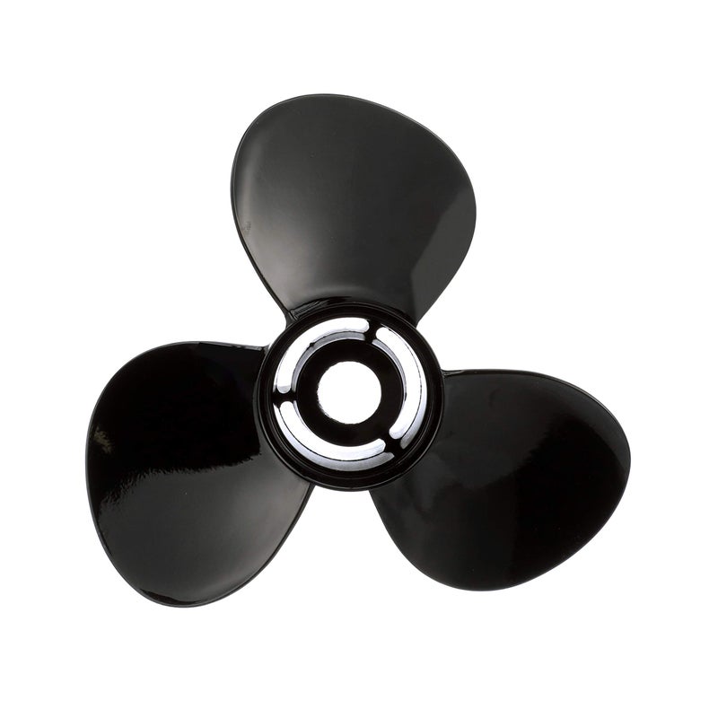 Quicksilver Black Diamond 3-Blade Aluminum Propeller, 13 dia x 19 pitch, Right Hand - Image 1
