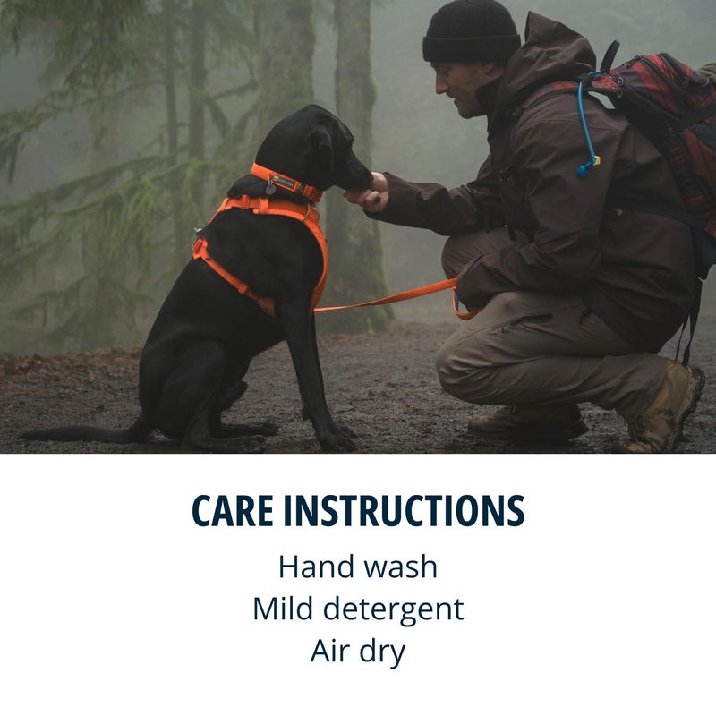 Ruffwear, Front Range Dog Harness, Reflective Soft Padded Everyday Harness with Dual Leash Clips, Adjustable and Lightweight Fit for Training or Walking for All Dogs, Blaze Orange, Medium - Image 4