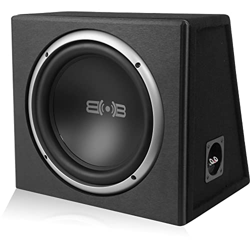 BELVA BPKG110v2 500W Single 10” Car Subwoofer with Ported Enclosure, Monoblock Amplifier, Wiring Kit and Remote Bass Knob - Image 2