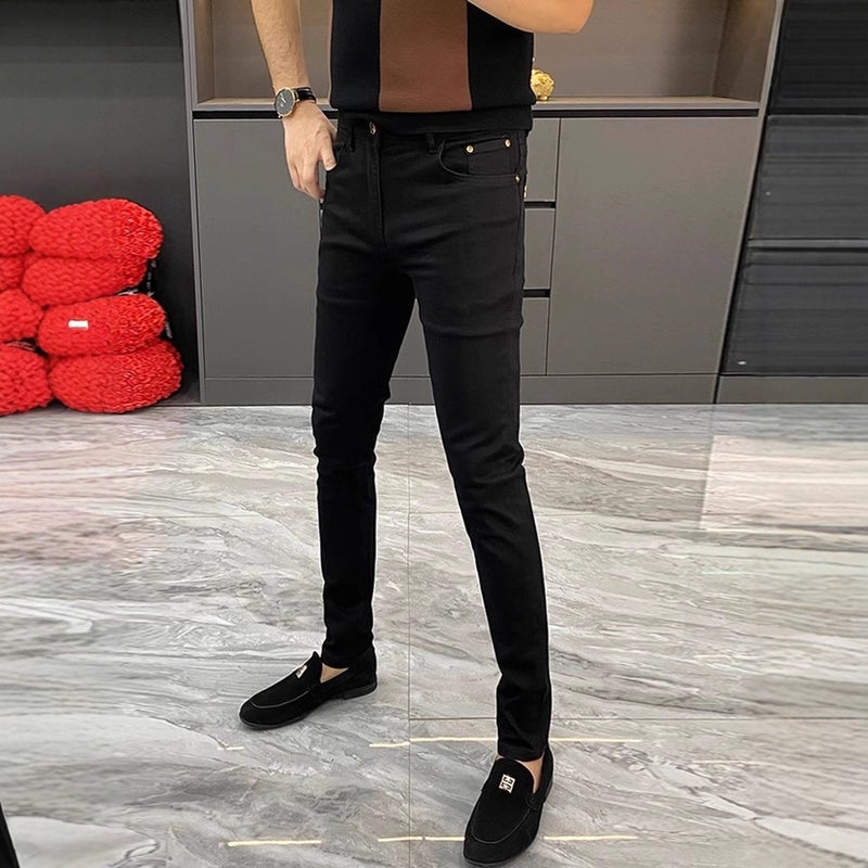 Unisex Casual Daily Denim Jeans - Image 4