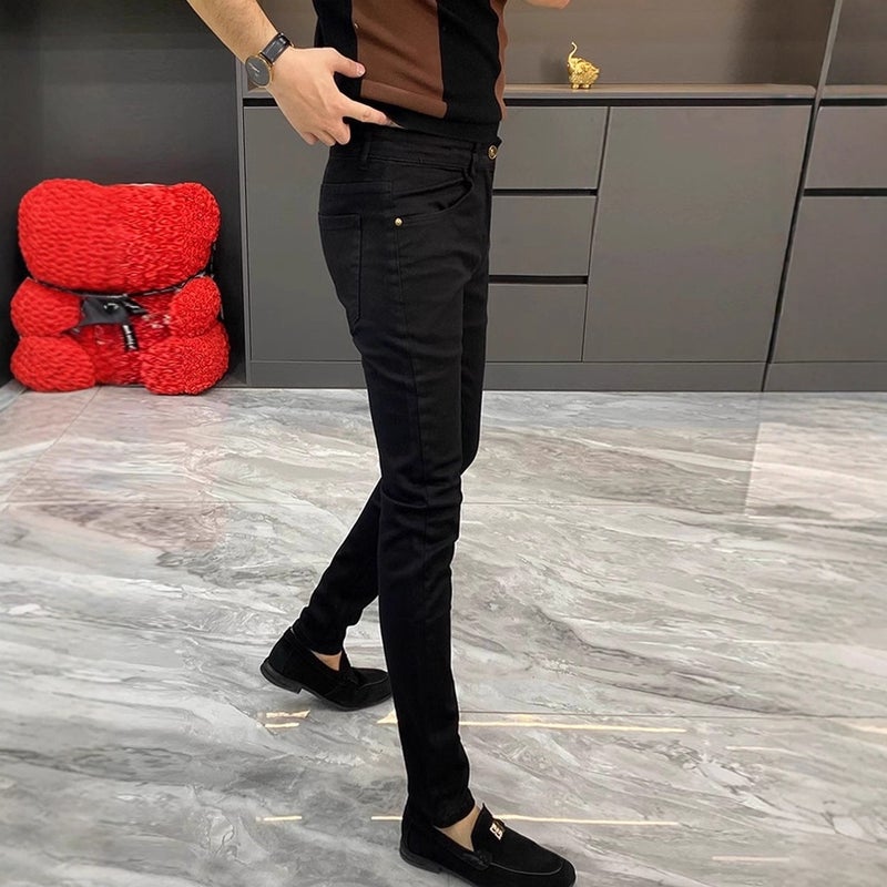 Unisex Casual Daily Denim Jeans - Image 3