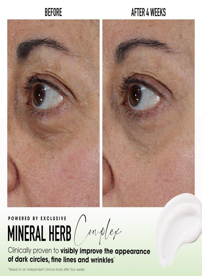 كريم bareMinerals Skinlongevity Revitalizing Eye Cream – لبشرة أكثر إشراقًا وتماسكًا تحت العينين، يقلل الانتفاخ والهالات السوداء، نباتي، آمن للبشرة الحساسة - Image 2
