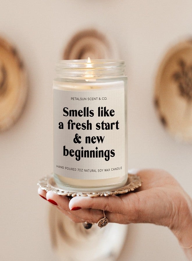 PETALSUN Divorce & New Beginnings Gifts for Women - Handmade Lavender Natural Soy Wax Candle(7oz) - Breakup, New Job, Going Away Gifts for Women, Friends - Image 4