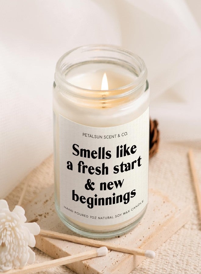 PETALSUN Divorce & New Beginnings Gifts for Women - Handmade Lavender Natural Soy Wax Candle(7oz) - Breakup, New Job, Going Away Gifts for Women, Friends - Image 3