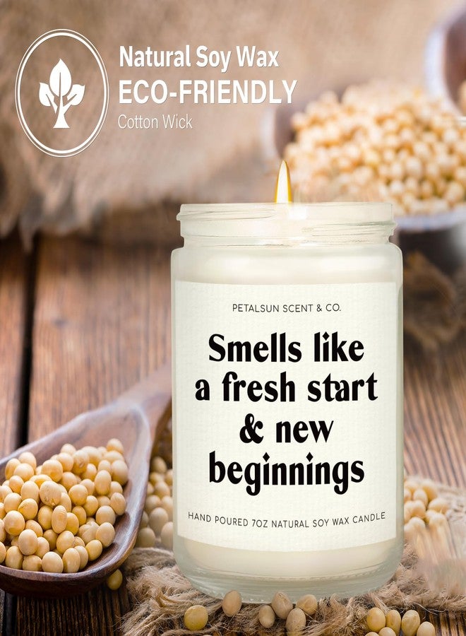 PETALSUN Divorce & New Beginnings Gifts for Women - Handmade Lavender Natural Soy Wax Candle(7oz) - Breakup, New Job, Going Away Gifts for Women, Friends - Image 5