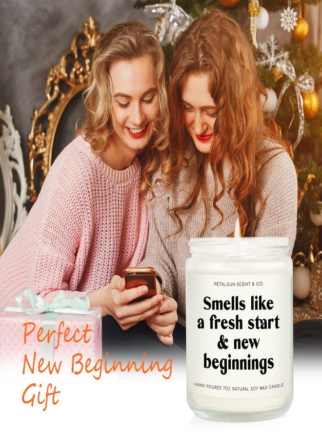 PETALSUN Divorce & New Beginnings Gifts for Women - Handmade Lavender Natural Soy Wax Candle(7oz) - Breakup, New Job, Going Away Gifts for Women, Friends - Image 2