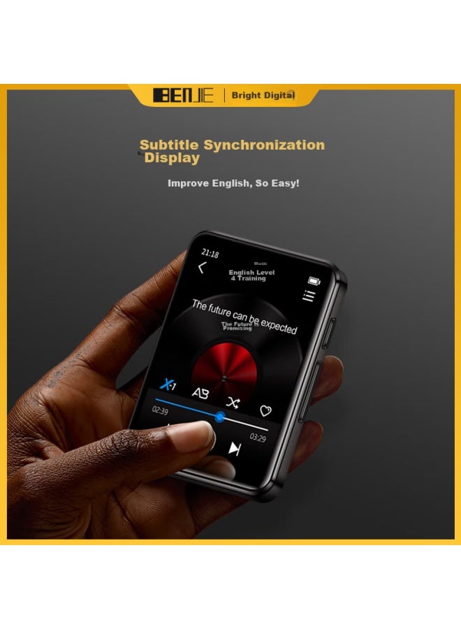 Benjie 64gb Bluetooth Mp3 Player, English Listening Portable Player, Synchronized With Textbooks, Mp4 Student Version P3, For Primary, Middle And High School Students, Mp5 Learning P4 - Image 3