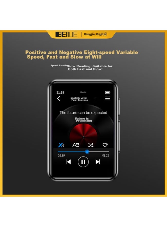 Benjie 64gb Bluetooth Mp3 Player, English Listening Portable Player, Synchronized With Textbooks, Mp4 Student Version P3, For Primary, Middle And High School Students, Mp5 Learning P4 - Image 5