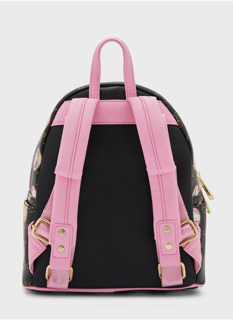 Loungefly - Kids Leather Hello Kitty Zodiac Sign Backpack - Image 1