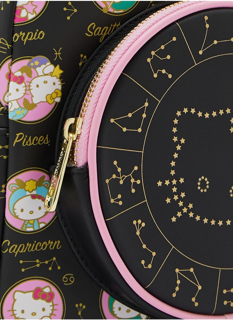 Loungefly - Kids Leather Hello Kitty Zodiac Sign Backpack - Image 1
