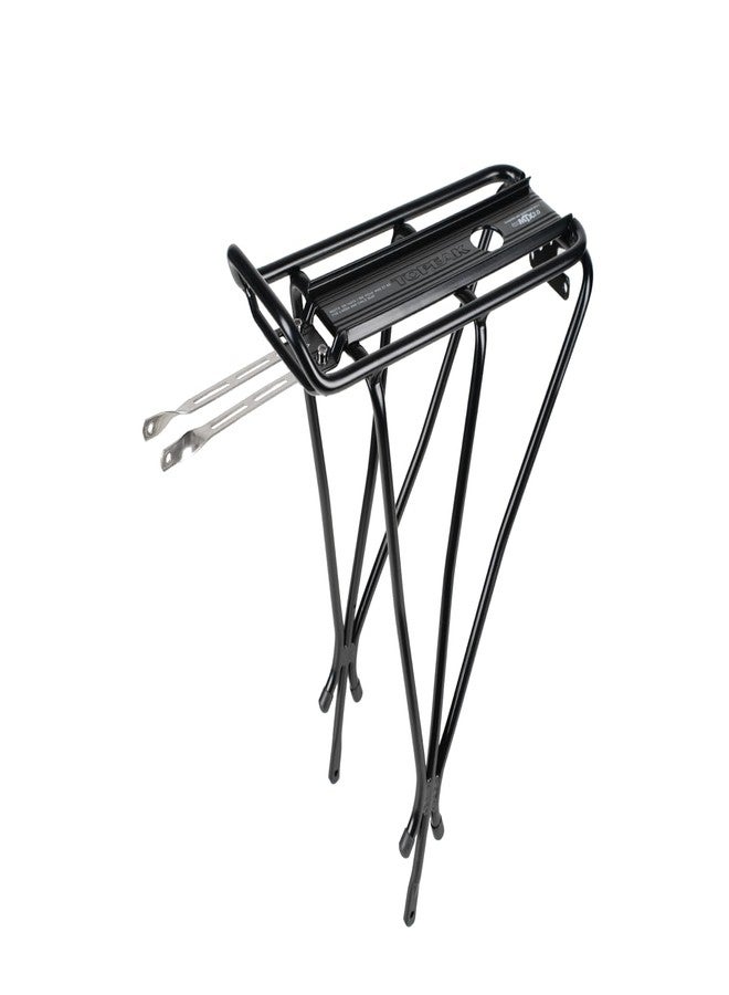 Topeak BabySeat II Rack (Non-Disc) – Aluminum Rear Rack for 26”, 27.5”, 700C Wheels – 60 lb Capacity, MTX QuickTrack Compatible, Solid Fender Top, Tail Light Mount