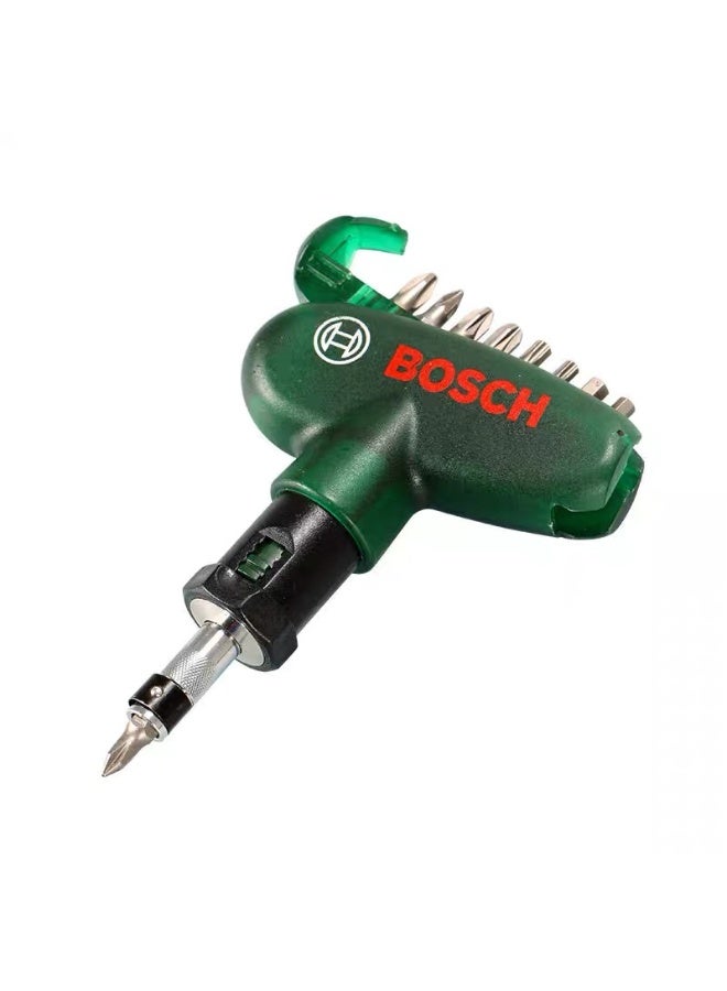 BOSCH Easy-to-Use Ratchet Screwdriver Set with Phillips/Straight/Allen/Torx Bits - Multi-functional Manual Screwdriver for Home Repair - Image 4