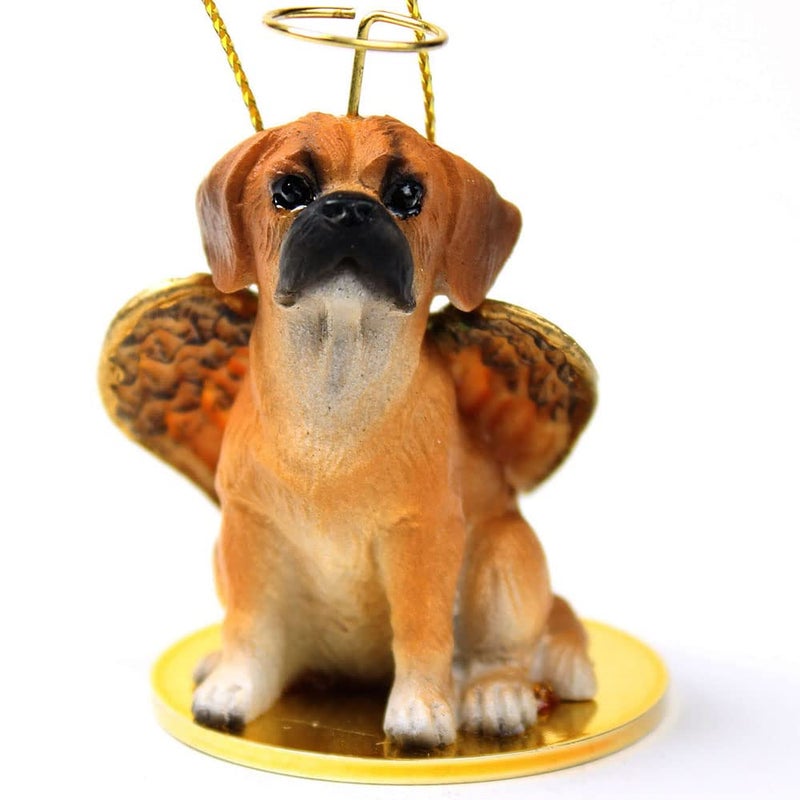 Conversation Concept Puggle Pet Angel Ornament - Image 1