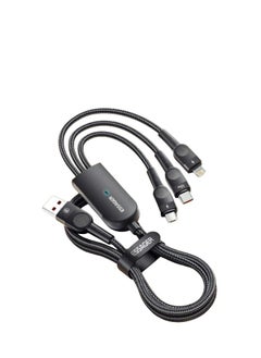 ESSAGER Essager 6A 66W 3 in 1 USB C Cable For iPhone Charger Micro USB Type C Fast Charge For Samsung Xiaomi Huawei POCO Data Cord  - Image 2