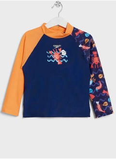 speedo Kids Digital Rash Top  - Image 1
