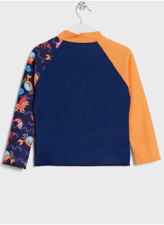 speedo Kids Digital Rash Top  - Image 2