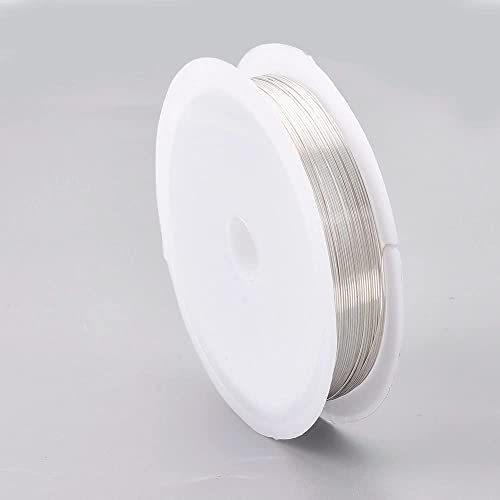 DEZIINE�3Pcs Crafts 0.4MM Silver,Copper and Gold Wire Craft Beads Rope Beading Wire for Bracelet Necklace Jewelry DIY Accessories(9M)(Each 1PCS) (MULTI) - Image 2