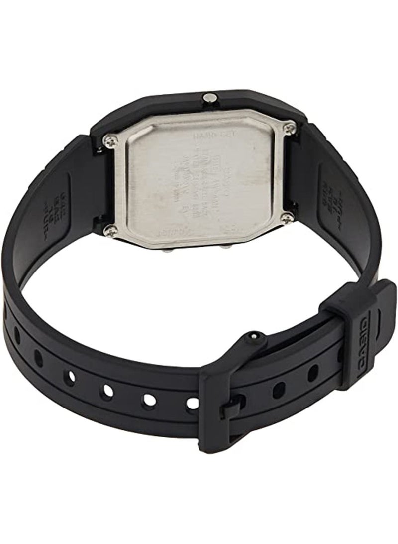 CASIO Men's Resin Analog/Digital Watch AW-48HE-1AVDF - Image 2