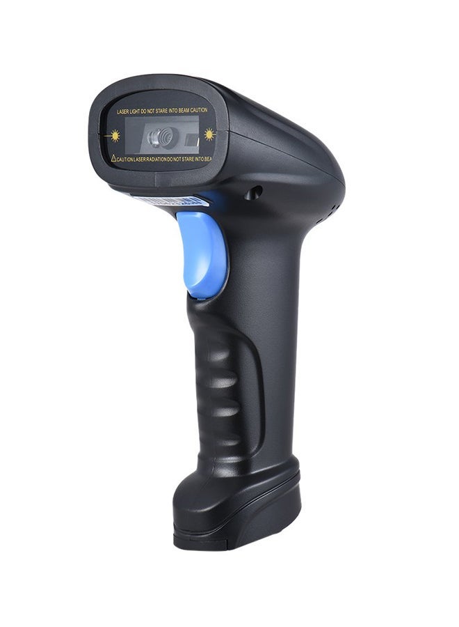 NIBEMINENT Handheld Wireless Bar Code Reader With USB Receiver Black/Blue - Image 2
