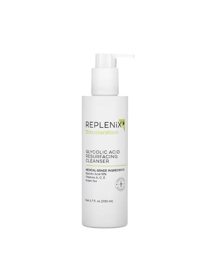 Replenix Discoloration Glycolic Acid Resurfacing Cleanser 6.7 fl oz 200 ml  - Image 1