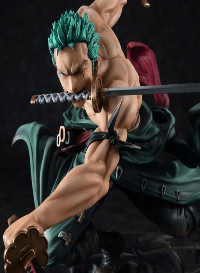FowWelt Zoro Action Figure One Piece Roronoa Zoro Battle Mode Anime PVC Figurine Three Thousand World Sword Style Model Statue Collectible Doll for Home Desk Decor Gift (Zoro) - Image 5