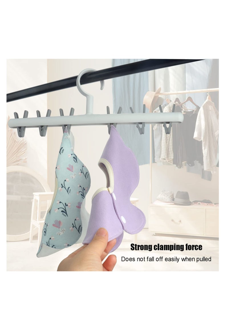 SYOSI "3 pack of sock dryer hangers , portable drip hangers, dry socks, towels, baby clothes, underwear, gloves, delicate bras " - Image 3