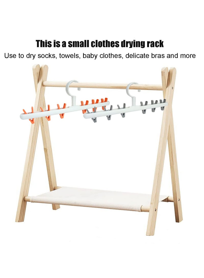 SYOSI "3 pack of sock dryer hangers , portable drip hangers, dry socks, towels, baby clothes, underwear, gloves, delicate bras " - Image 5