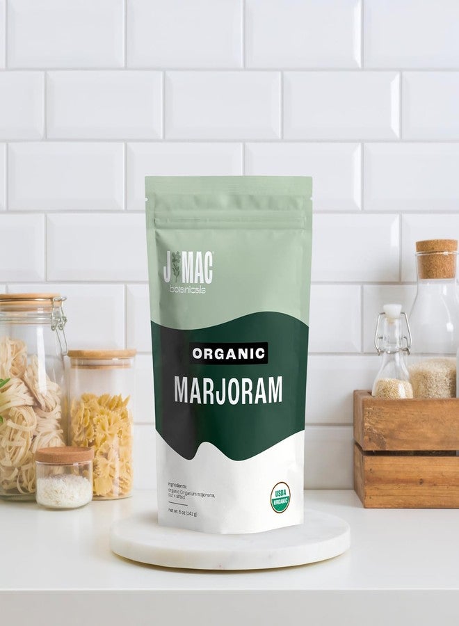 J Mac Botanicals Organic Marjoram (2 oz), dried herb, great for cooking and herbal tea - Image 4