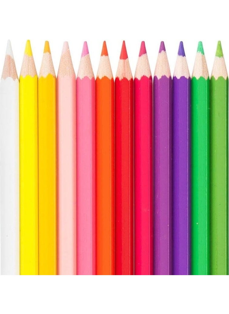 FABER-CASTELL - Crayons in Metal Tube 24 Colors Full Size and Sharpener - Image 1