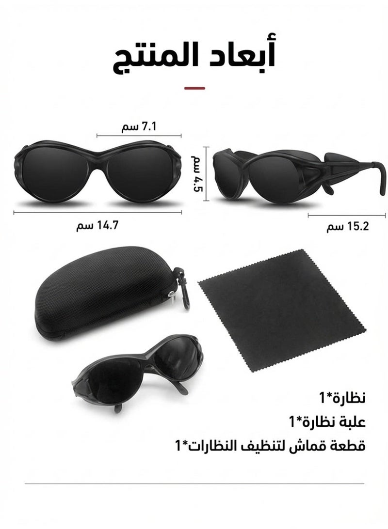 نظارات السلامة بمصباح العلاج بالأشعة تحت الحمراء LED، معدات الحماية الرياضية، نظارات التجميل بالليزر المضادة للتوهج - Image 5