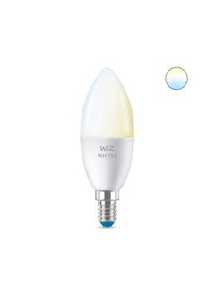 Wiz WiZ Smart Bulb Candle LED White C37 E14 470lm Wi-Fi ( Compatible With Google Assistant, Alexa & Siri)- 3 White Bulbs Bundle,  - Image 2