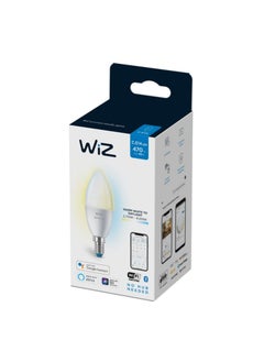 Wiz WiZ Smart Bulb Candle LED White C37 E14 470lm Wi-Fi ( Compatible With Google Assistant, Alexa & Siri)- 3 White Bulbs Bundle,  - Image 4