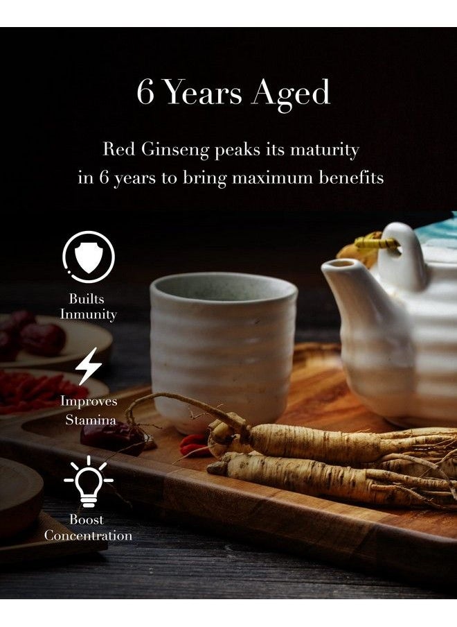 ILHWA - Korean Red Ginseng Tea (300G 0.11Oz X 100 Sachets) 6 Years Ginseng Granulated. High Ginsenoside Rg1+Rb1+Rg3 - Image 1
