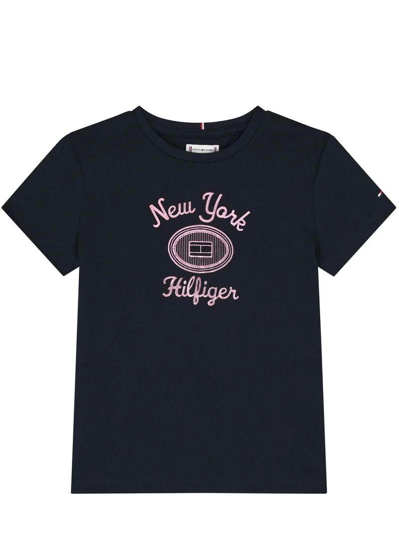 TOMMY HILFIGER HILFIGER NY FOIL REG TEE SS