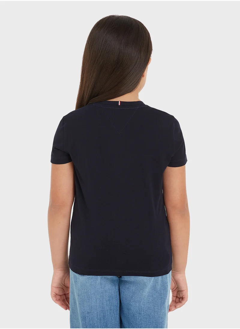 TOMMY HILFIGER HILFIGER NY FOIL REG TEE SS
