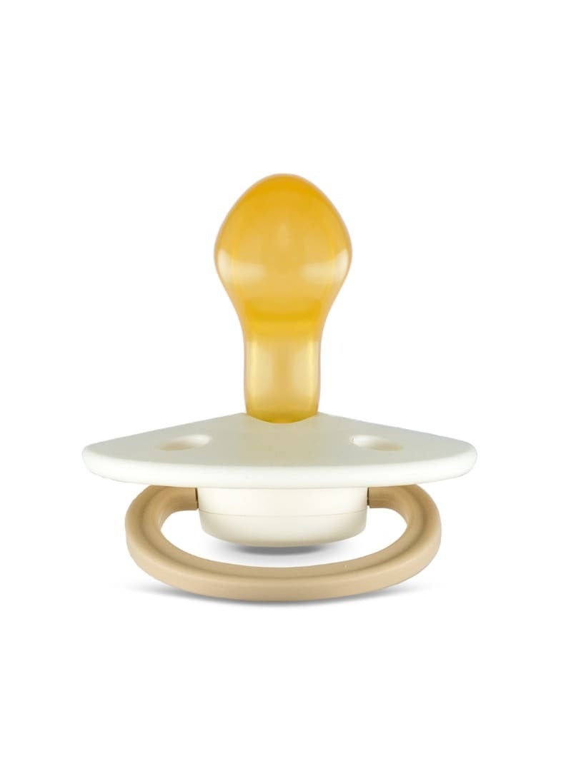Rebael Fashion Natural Rubber Round Pacifier Size 2 - Baby 6M+ (1-pack) - Frosty Pearly Lion - Image 2