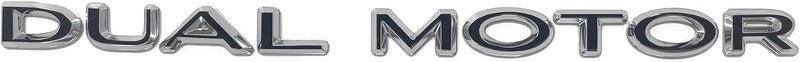 Custom Cut Graphics Dual Motor Badge Wrap for Tesla Model 3/S/X/Y, 2-pc Set (Matte Black) - Image 1