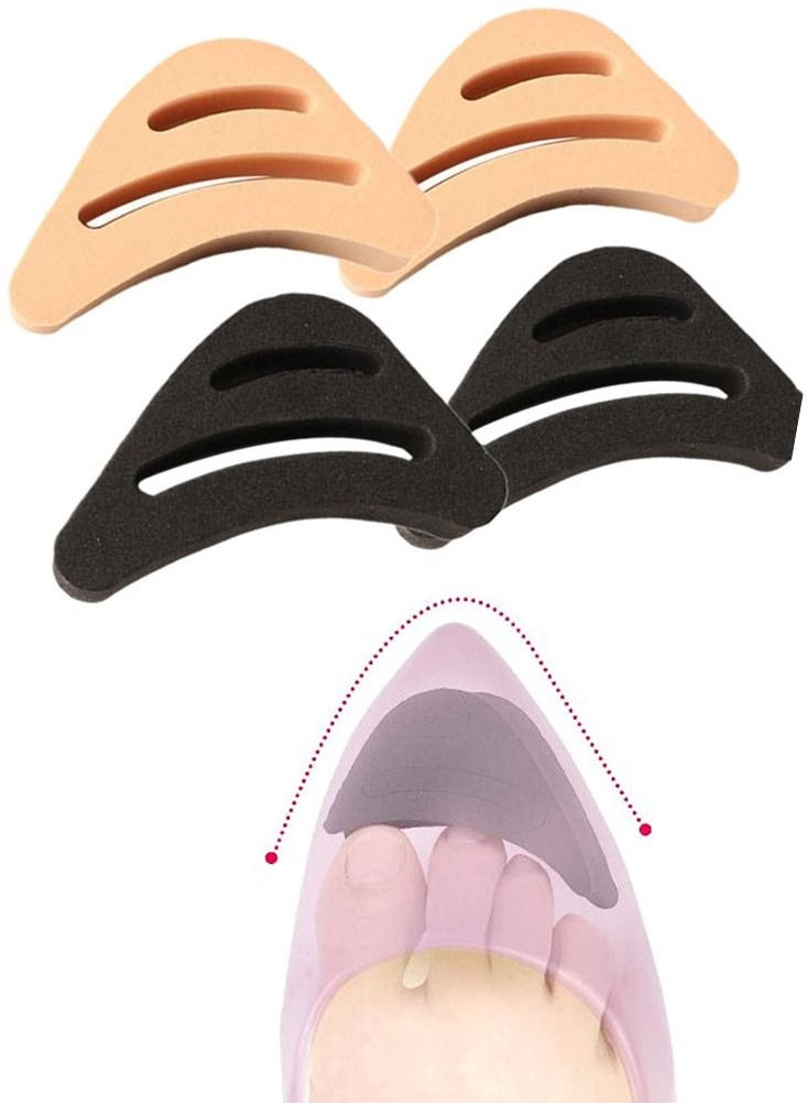 Generic - 2 Pairs Toe Inserts Adjustable Plug Reusable Shoe Filler - Image 1