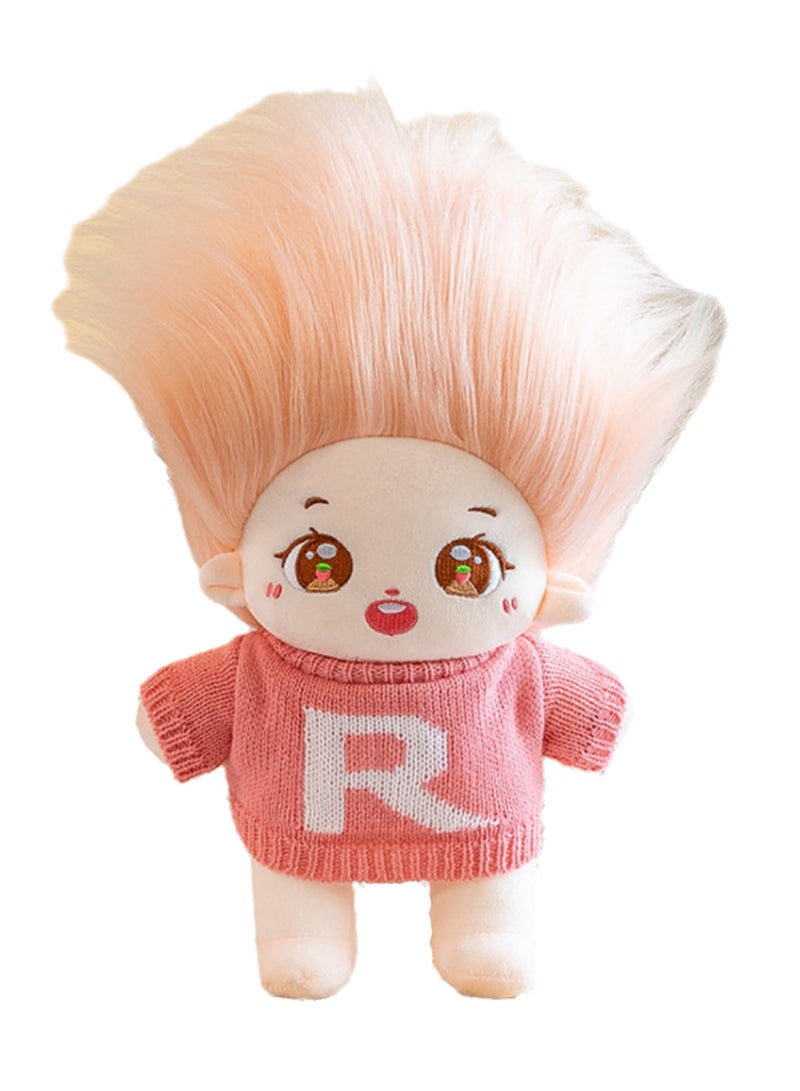 30 CM Cartoon Cute Sweater Little Girl Plush Toy Soft Stuffed Doll For Girls And Boys All Ages Gift (Style B)  - Image 1