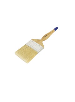 Roll Roy Blue 3 Inch Paint Brush Beige Bristle  - Image 1