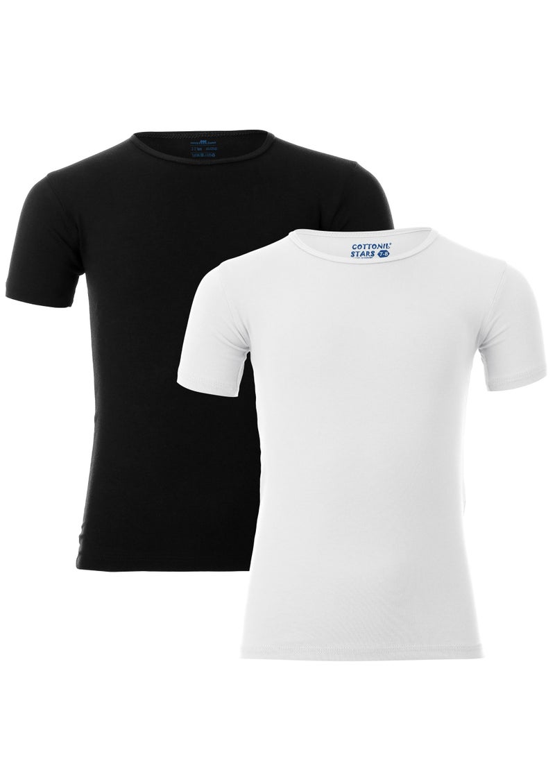 كوتونيل ٢ نص كم رقبه علي شكل حوض قطن استريتش اطفال - Image 1